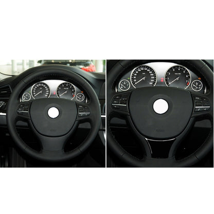 For BMW 5 Series F10 F18 2011-2017 B Edition Car Large Steering Wheel Decorative Sticker,Left and Right Drive Universal, B Edition Large Steering Wheel