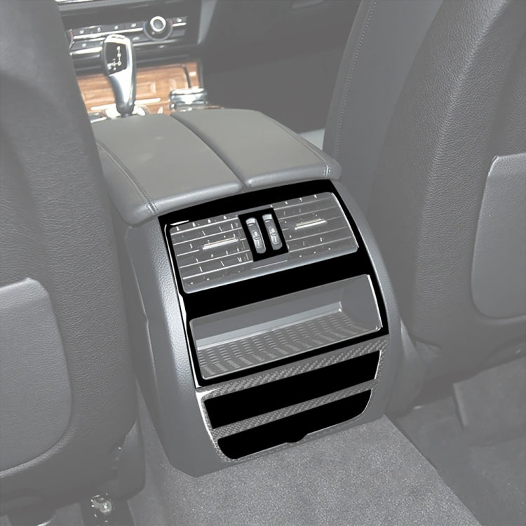 For BMW 5 Series F10 2011-2017 4pcs Car Rear Air Outlet Decorative Sticker,Left and Right Drive Universal, Rear Air Outlet Decorative