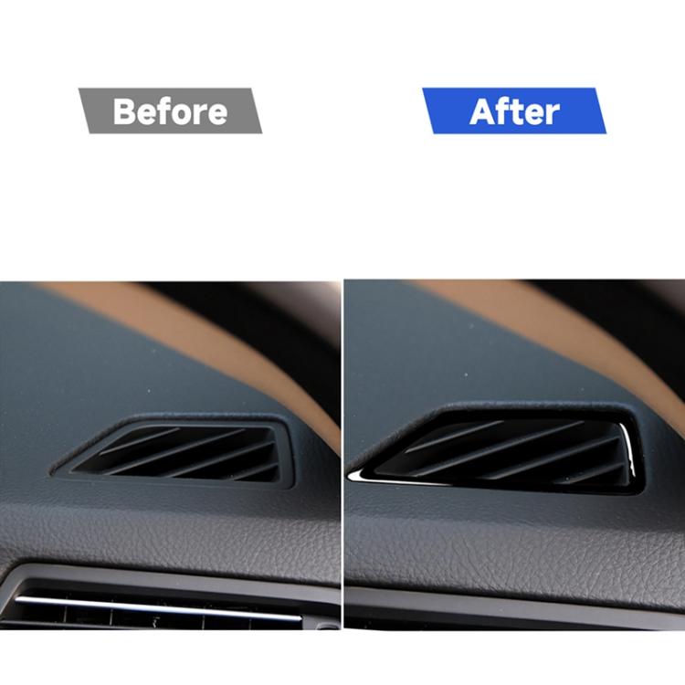 For BMW 5 Series F07 5GT 535i 2010-2016 Car Instrument Air Outlet Decorative Sticker, Left Drive, Instrument Air Outlet, Left Drive