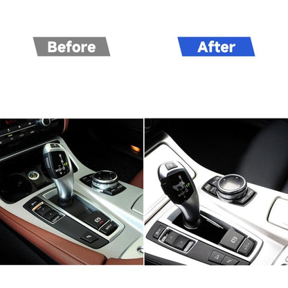 For BMW 5 Series F07 F10 F25 F26 / GT X3 X4 2009-2016 Car Handbrake Below Panel Decorative Sticker, Left Drive, Handbrake Below Panel, Left Drive