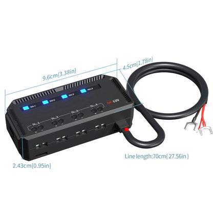 CS-1785A1 Motorcycle / Car Relay Quick Wiring Fuse Box, CS-1785A1 12V