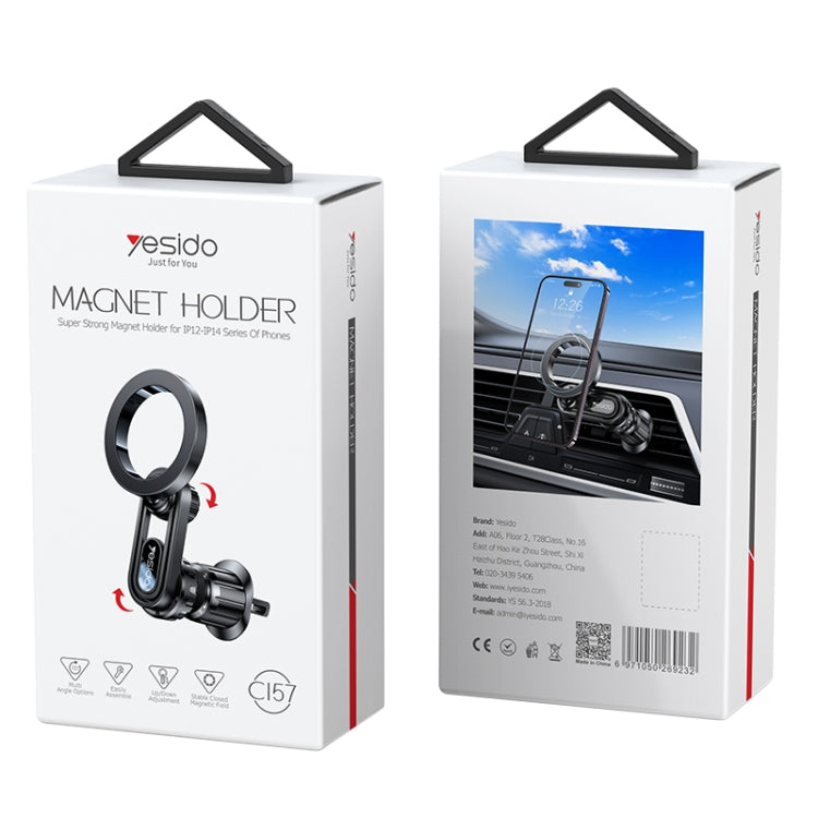 Yesido C157 Strong Magnetic Car Air Vent Phone Holder, C157
