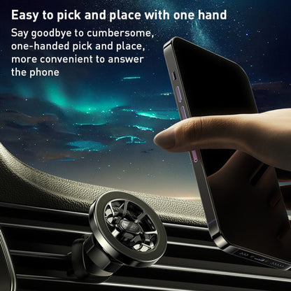 Yesido C158 2 in 1 Magnetic Ring Car Dashboard Air Vent Phone Holder, C158