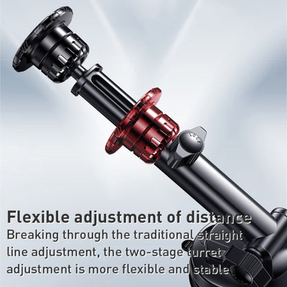 Yesido C160 Suction Cup Type Telescopic Rod Magnetic Car Phone Holder, C160