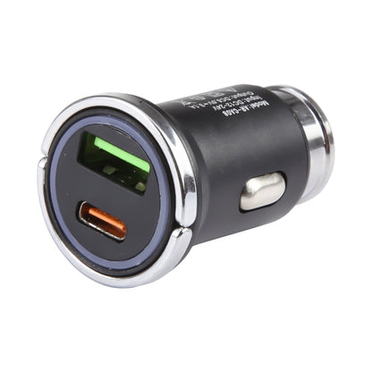 AR-CA08 12W 2A USB-C / Type-C + USB Ports Car Charger