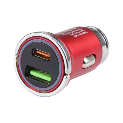 AR-CA08 12W 2A USB-C / Type-C + USB Ports Car Charger