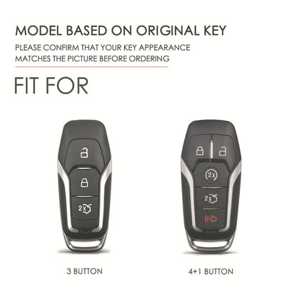 For Ford F-150 3-button C074 Car Key Leather Protective Case, C074
