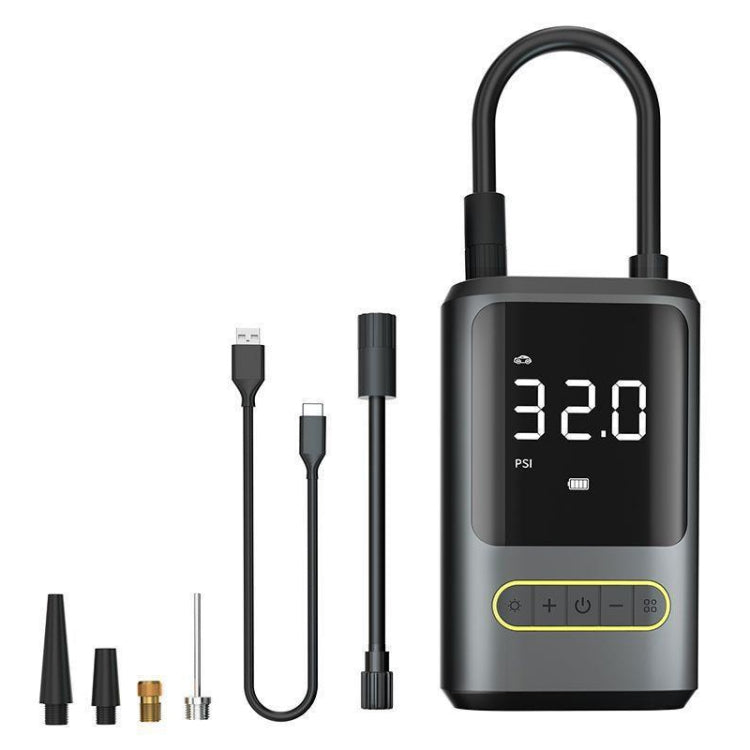 ATJ-8466 Portable Car Tire Air Pump Digital Display Wireless Electric Air Pump, Style: Lithium Battery, Lithium Battery Style