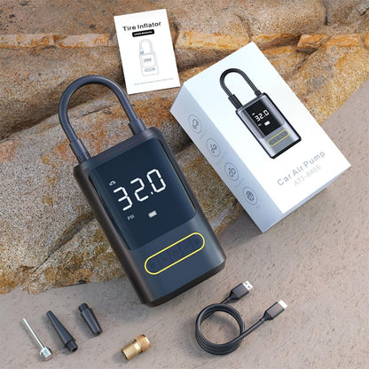ATJ-8466 Portable Car Tire Air Pump Digital Display Wireless Electric Air Pump, Style: Lithium Battery, Lithium Battery Style