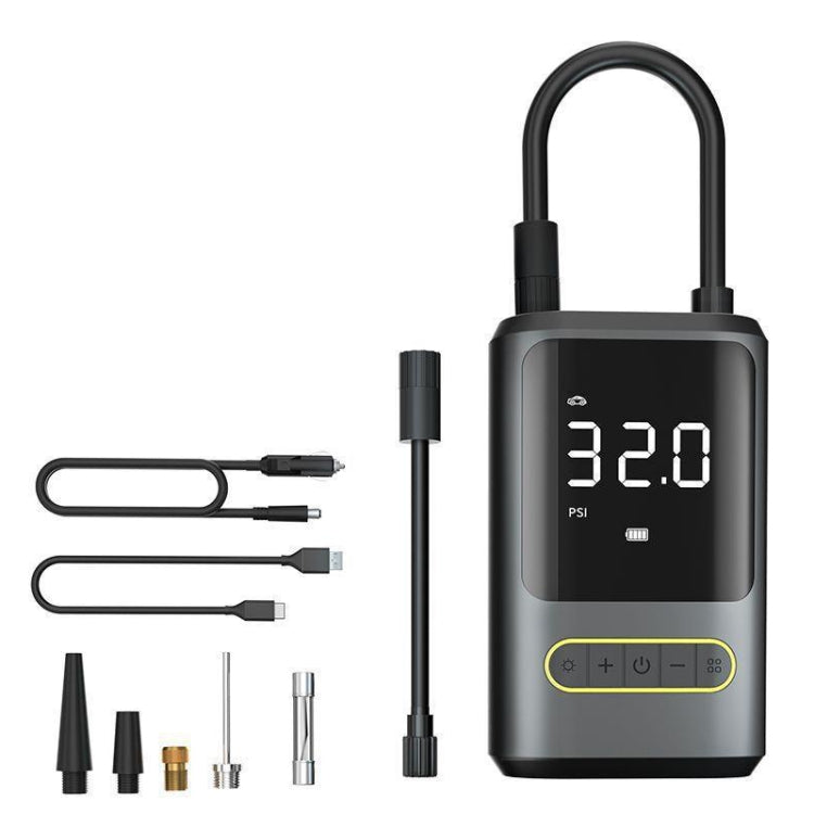 ATJ-8466 Portable Car Tire Air Pump Digital Display Wireless Electric Air Pump, Style: Dual Power, Dual Power Style