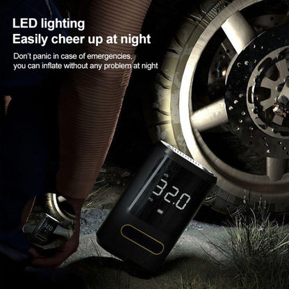 ATJ-8466 Portable Car Tire Air Pump Digital Display Wireless Electric Air Pump, Style: Dual Power, Dual Power Style