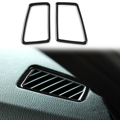 For BMW 3 Series E90 2005-2012 2pcs Car Instrument Air Outlet Frame Decorative Sticker, Left and Right Drive Universal, Car Instrument Air Outlet Frame