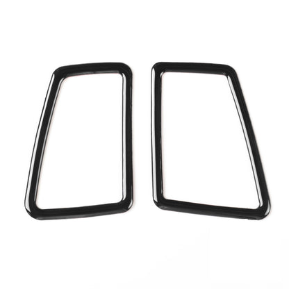 For BMW 3 Series E90 2005-2012 2pcs Car Instrument Air Outlet Frame Decorative Sticker, Left and Right Drive Universal, Car Instrument Air Outlet Frame