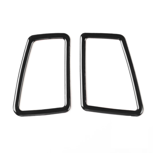 For BMW 3 Series E90 2005-2012 2pcs Car Instrument Air Outlet Frame Decorative Sticker, Left and Right Drive Universal, Car Instrument Air Outlet Frame