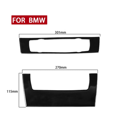 For BMW 3 Series E90/E92 2005-2012 Car Air Conditioner CD Control Panel High without Holes Decorative Sticker, Left and Right Drive Universal, Car Air Conditioner CD Control Panel High without Holes