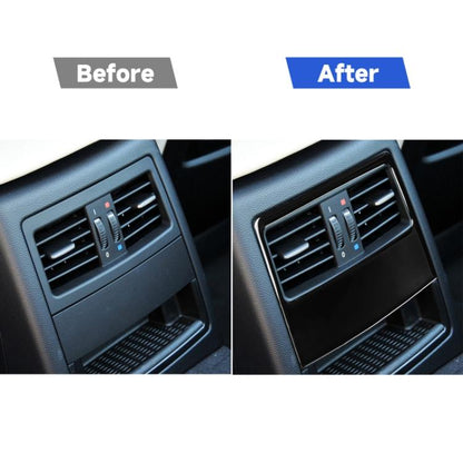 For BMW 3 Series E90/E92 2005-2012 Car Rear Air Vents without Holes Decorative Sticker, Left and Right Drive Universal, Car Rear Air Vents without Holes