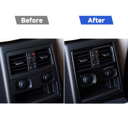 For BMW 3 Series E90/E92 2005-2012 Car Rear Air Vents with Holes Decorative Sticker, Left and Right Drive Universal, Car Rear Air Vents with Holes