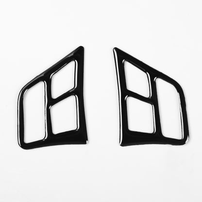 For BMW 3 Series E90 2005-2012 2pcs Car Steering Wheel Buttons Decorative Sticker, Left and Right Drive Universal, Car Steering Wheel Buttons