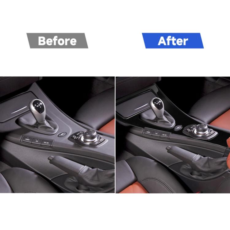 For BMW E93/M3 2007-2013 Car Large Gear Panel Decorative Sticker,  Left Drive, Car Large Gear Panel, Left Drive