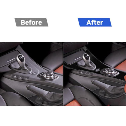 For BMW E93/M3 2007-2013 Car Large Gear Panel Decorative Sticker,  Left Drive, Car Large Gear Panel, Left Drive
