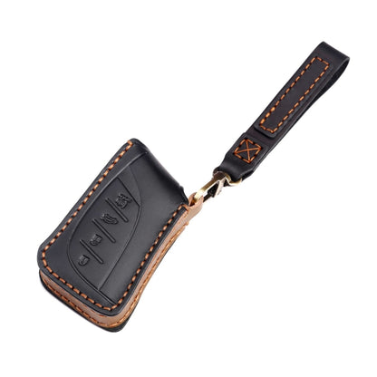 For Lexus 4-button Hallmo Car Cowhide Leather Key Protective Cover Key Case, C131
