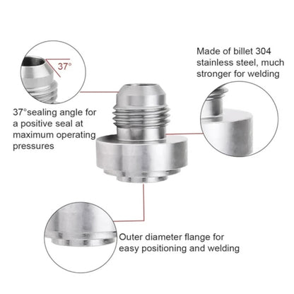 AN10 Car Oil Pipe Joint Breathable Pot Connector, AN10