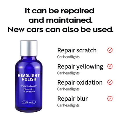 Car Headlight Scratch Yellowing Repair Fluid Set, Capacity: 10ml, 10ml