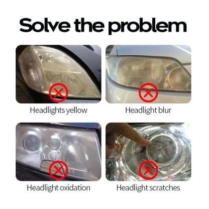 Car Headlight Scratch Yellowing Repair Fluid Set, Capacity: 30ml, 30ml