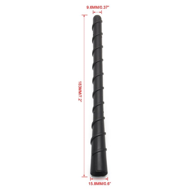 For Ford F150 / Dodge RAM Car Modified 176mm Helical Antenna Mast, ANT-1005-BK