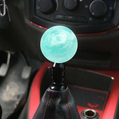 Car Modified Marble Star Gear Head Shifter Cover with Adapter, Light Green, Light Blue, Purple, Pink, Green