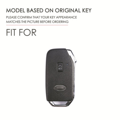 For Kia Sorento / Seltos 2021 / K5 Hallmo Car Cowhide Leather Key Protective Cover Key Case, C173