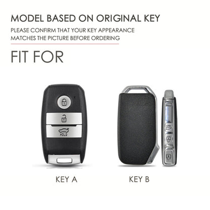 For Kia Sportage R / K5 / K4 / K2 / KX3 Hallmo A Style Car Cowhide Leather Key Protective Cover Key Case, C132