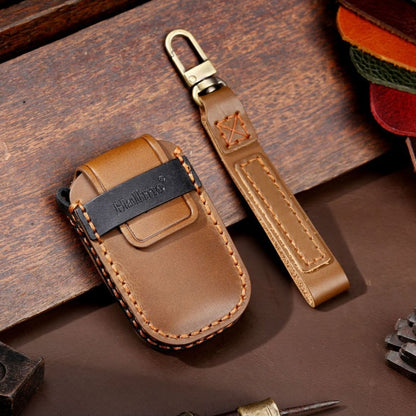 For Kia Sportage R / K5 / K4 / K2 / KX3 Hallmo B Style Car Cowhide Leather Key Protective Cover Key Case, C135