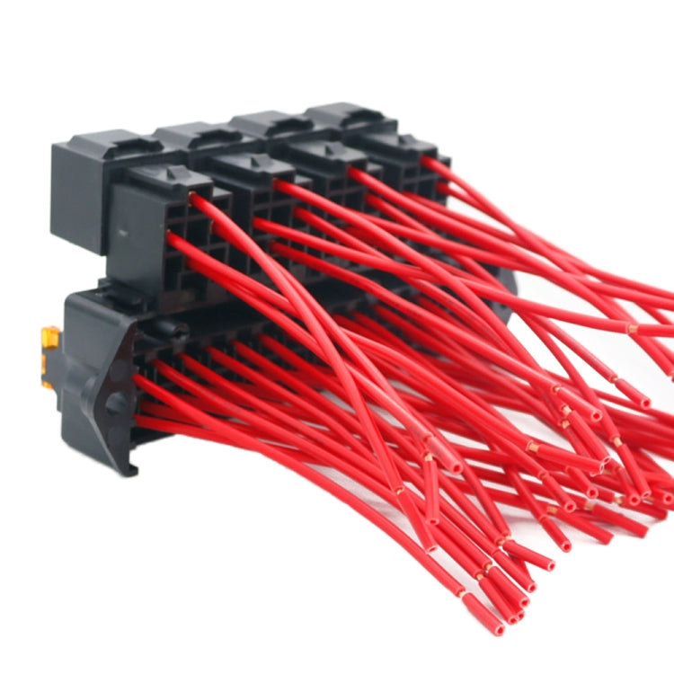 Car 15-way Fuse Box with 4-way 12V 40A Relay, 12V 40A