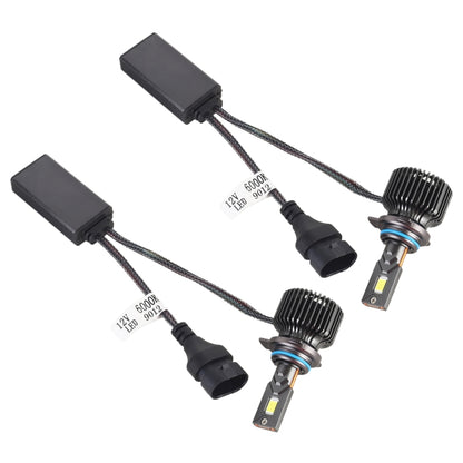 K11 1 Pair 9012 12V / 85W / 6000K / 9000LM Car LED Headlight, 9012