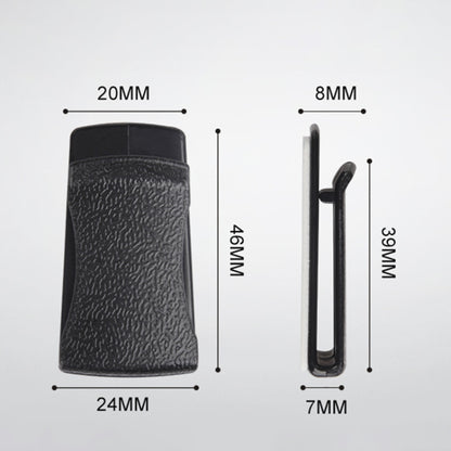 2 in 1 Adhesive Car Mini Hook Card Holder