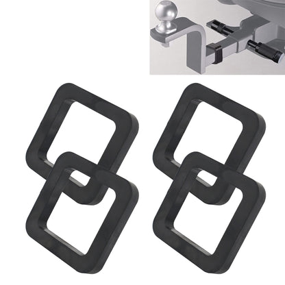 CP-3015 4 in 1 Car 2 inch Trailer Hitch Receiver Silencer Pad, 4 in 1