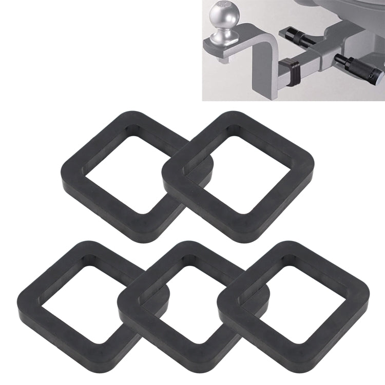 CP-3015 5 in 1 Car 2 inch Trailer Hitch Receiver Silencer Pad, 5 in 1
