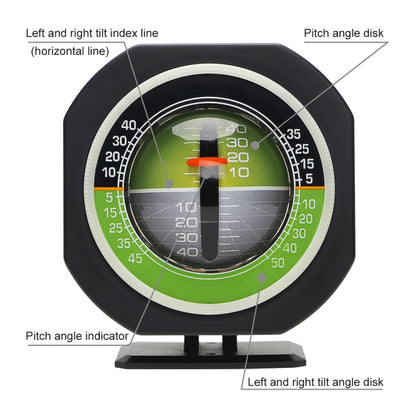 PDY-5 Car Inclinometer Level Meter Car Decoration with LED Light, PDY-5