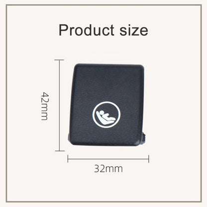 Rear Child Seat Belt Buckle Cover For volvo V90 / S90 / S60 / XC40 / XC60, Left-Drive
