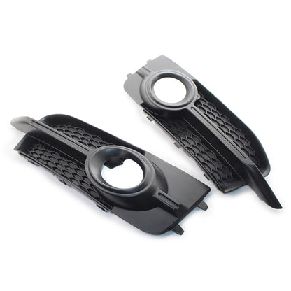 For Audi A1 8X 2011-2014 1 Pair Car Bumper Fog Lamp Decorative Cover Lower Grille Fog Lamp Frame 8X0807682B, For Audi A1 8X 2011-2014