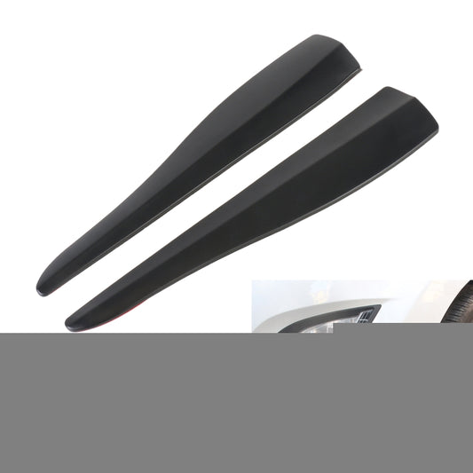 1 Pair Car Solid Color Silicone Bumper Strip, Style: Short, Solid Color