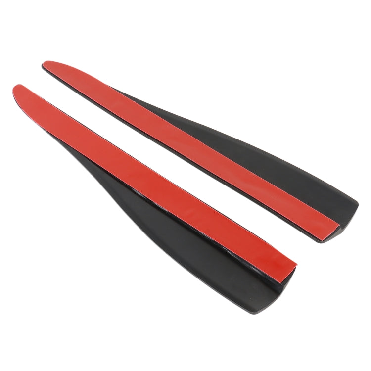 1 Pair Car Solid Color Silicone Bumper Strip, Style: Short, Solid Color