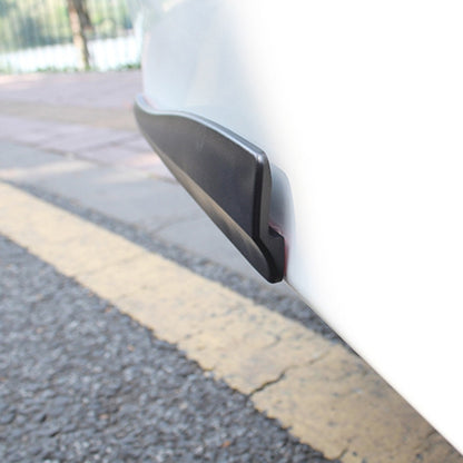1 Pair Car Solid Color Silicone Bumper Strip, Style: Short, Solid Color
