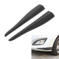 1 Pair Car Carbon Fiber Silicone Bumper Strip, Style: Short, Carbon Fiber