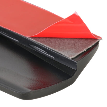 1 Pair Car Carbon Fiber Silicone Bumper Strip, Style: Short, Carbon Fiber