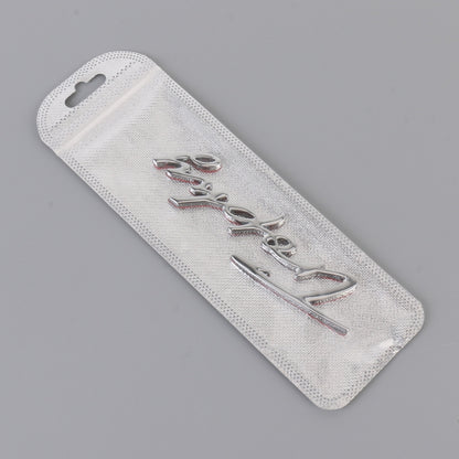 Car TROPHY Personalized Aluminum Alloy Decorative Stickers, Size: 11.5x2.5x0.35cm