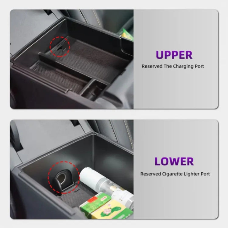 For Ford Bronco 2021 Car Armrest Box Double Layer Storage Box, Car Armrest Box
