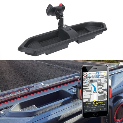 For Jeep Wrangler JL / JT 2018 Car Modified Dashboard Storage Box with Phone Navigation Bracket, For Jeep Wrangler JL / JT 2018