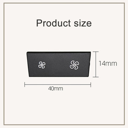 For BMW 3 Series E84 E90 F25 X3 Car Air Conditioner Panel Switch Button Air Volume Key without OFF 6411 9344 143-MA, Air Volume Key